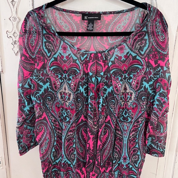 Beautiful lined INC blouse - Picture 1 of 6